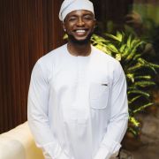 Exclusive white kaftan set