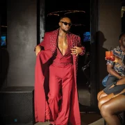 Custom Made AMVCA-12 Maroon suit